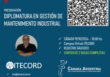 Webinar de Presentación: Diplomatura en Gestión de Mantenimiento Industrial